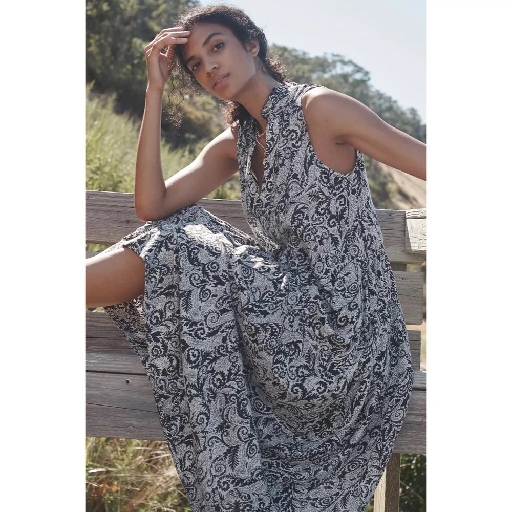 Maeve by Anthropologie Tiered Maxi Dress